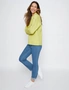Millers Long Sleeve Button Up Mock Neck Pullover, hi-res