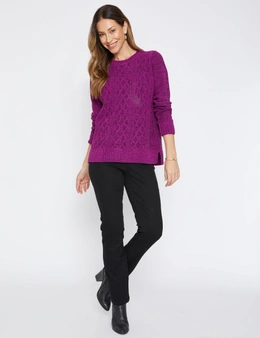 Millers Long Sleeve Cable Chennille Jumper
