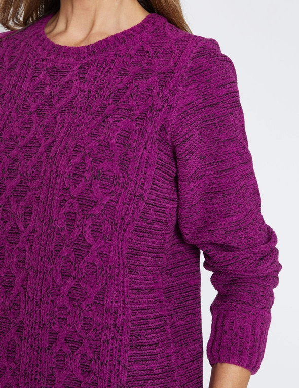 Millers Long Sleeve Cable Chennille Jumper, hi-res image number null