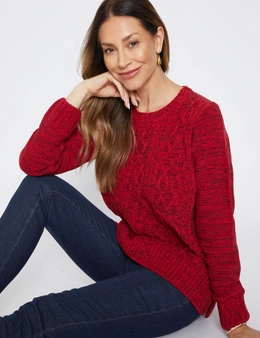 Millers Long Sleeve Cable Chennille Jumper