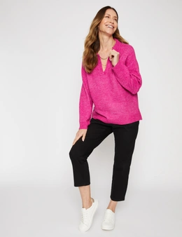 Millers Long Sleeve Collared Jumper