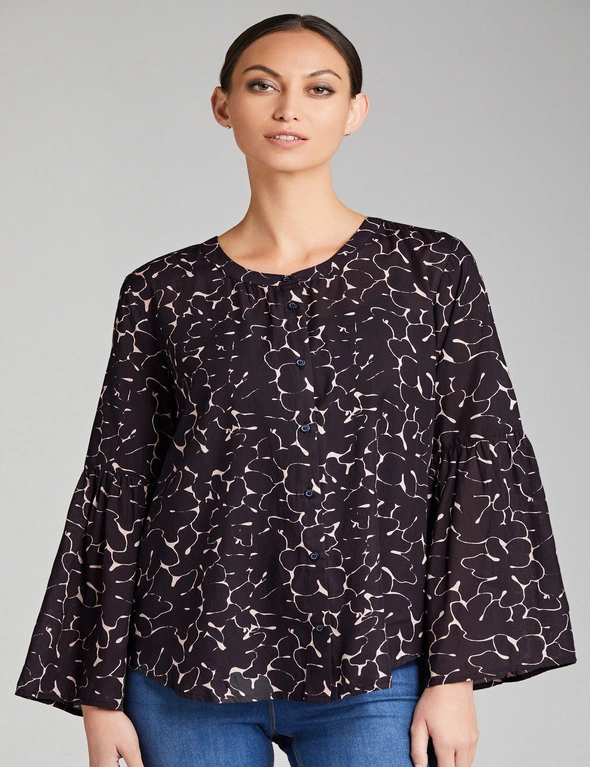 Emerge Bell Sleeve Shirt, hi-res image number null