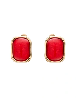 MILLERS ROUNDED SQUARE CLIP EARRINGS