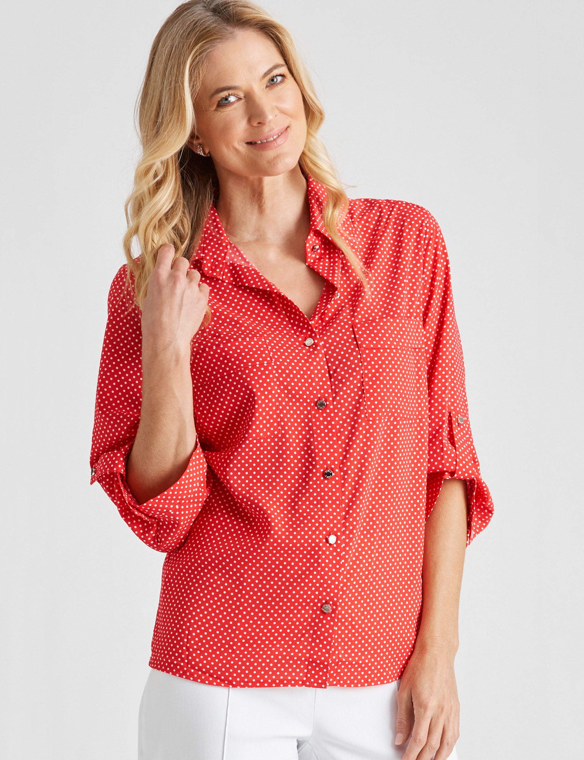 Noni B Sally Spot Blouse | EziBuy Australia