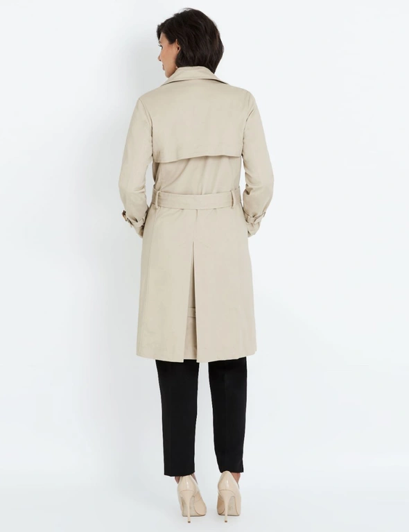 LIZ JORDAN DOUBLE BREASTED TRENCH COAT, hi-res image number null