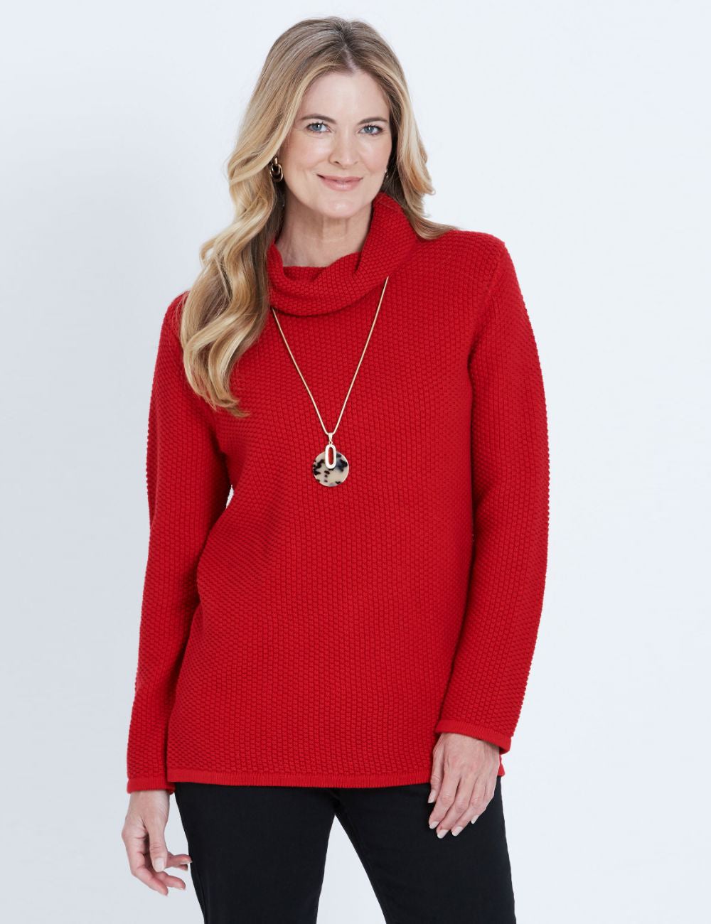 NONI B LONG SLEEVE ROLL NECK TEXTURED JUMPER | EziBuy Australia