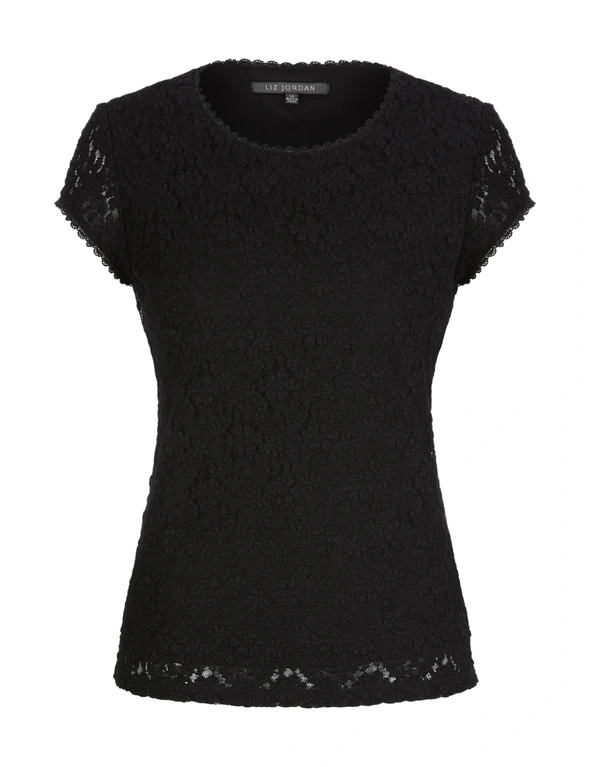 SHORT SLEEVE BUBBLE KNIT TOP, hi-res image number null