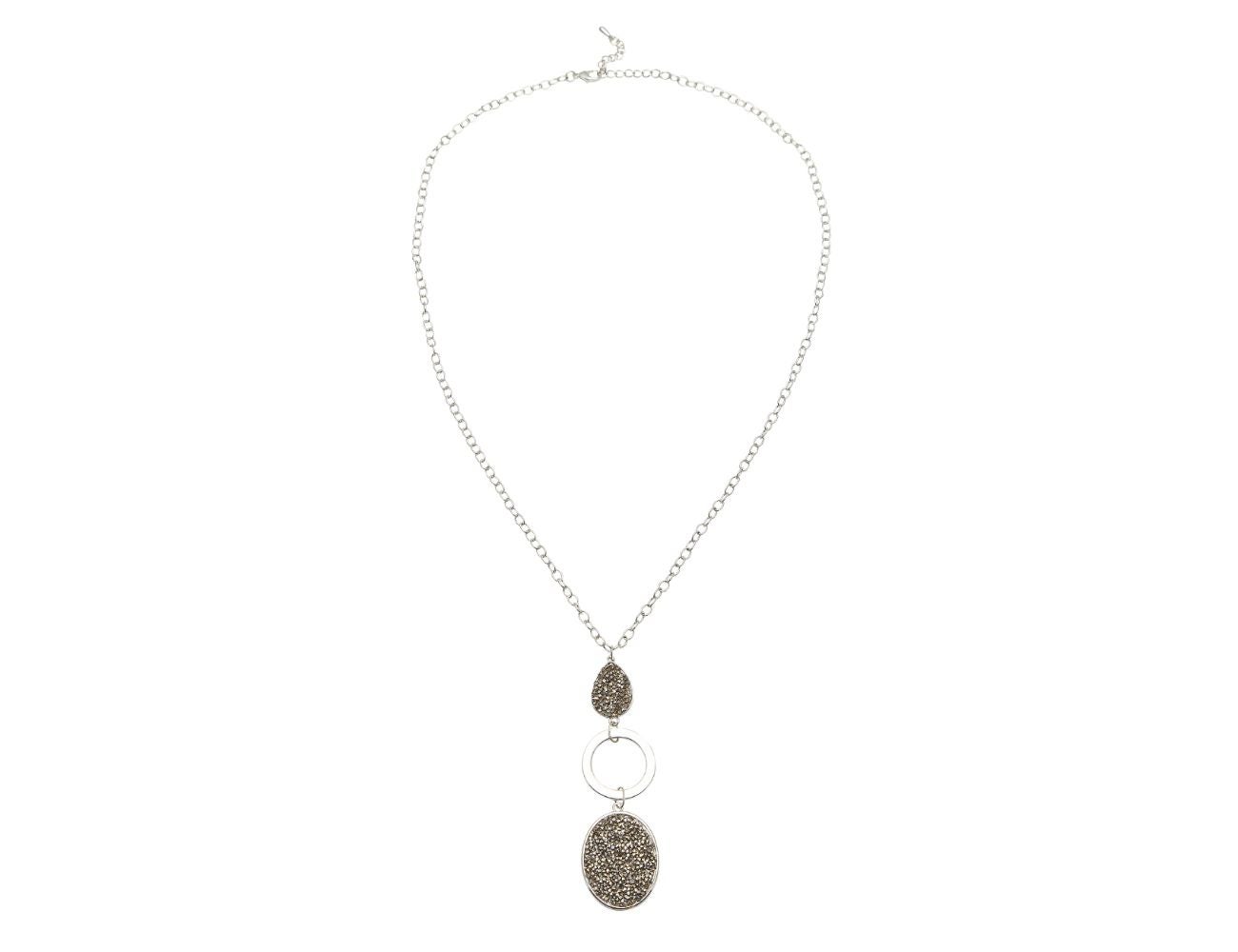 NONI B CRUSHED ICE LONG PENDANT | Noni B