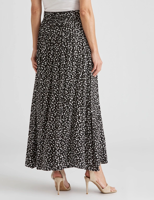 NONI B A-LINE GATHERED SPOT SKIRT, hi-res image number null