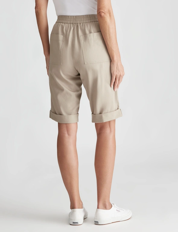Noni B Elastic Waist Cotton Shorts, hi-res image number null