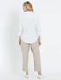 Noni B 3/4 Sleeve Linen Shirt, hi-res