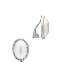 CABACHON PEARL CLIP EARRING