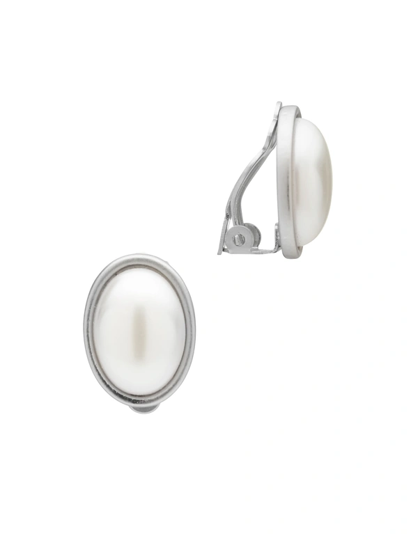CABACHON PEARL CLIP EARRING, hi-res image number null