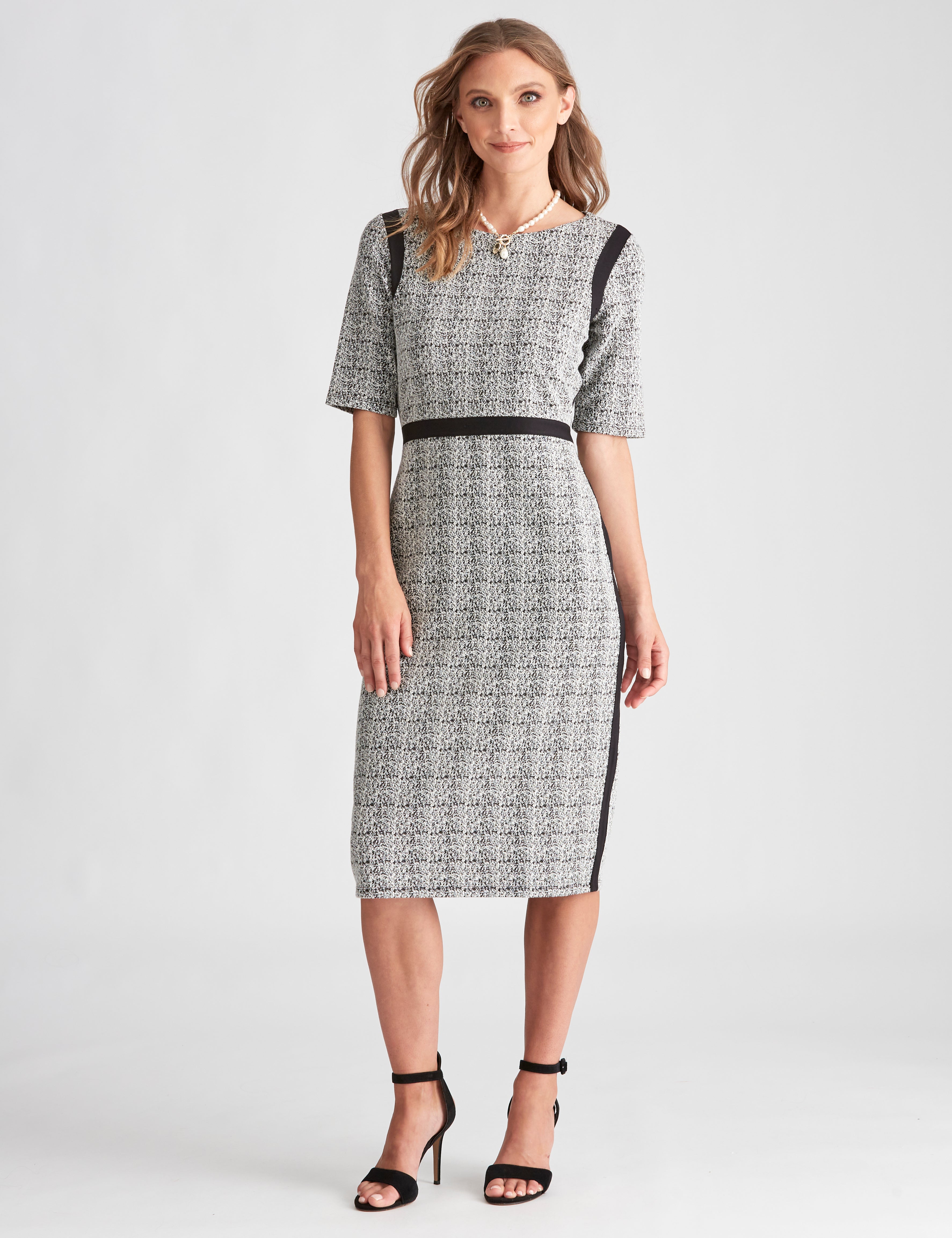 LIZ JORDAN PANEL SHIFT DRESS | Liz Jordan