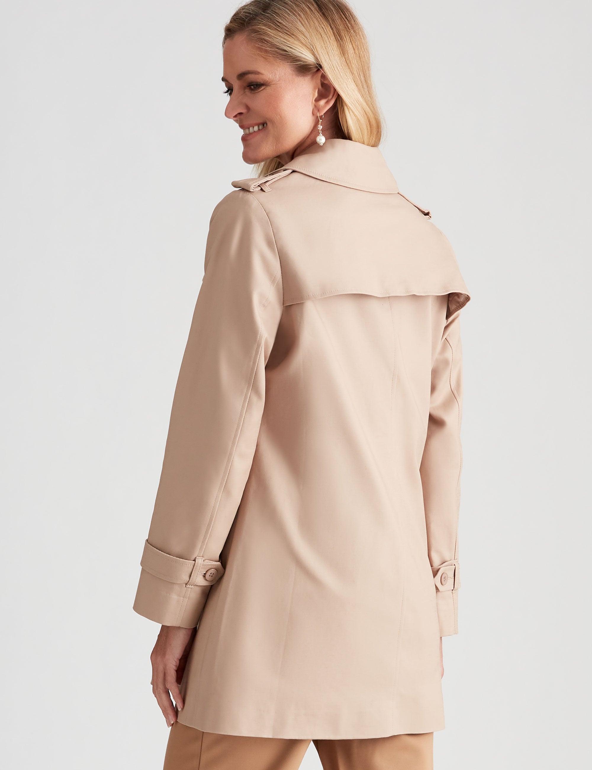 NONI B COTTON TRENCH COAT | EziBuy Australia