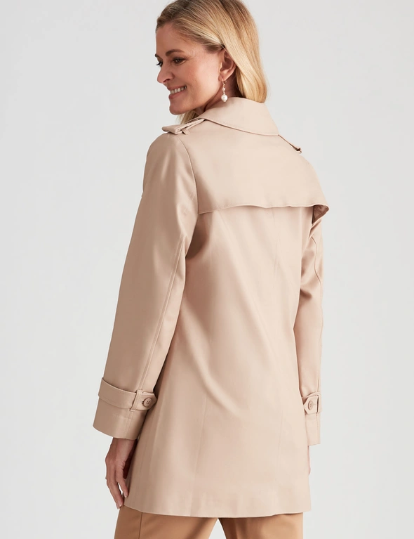 NONI B COTTON TRENCH COAT, hi-res image number null