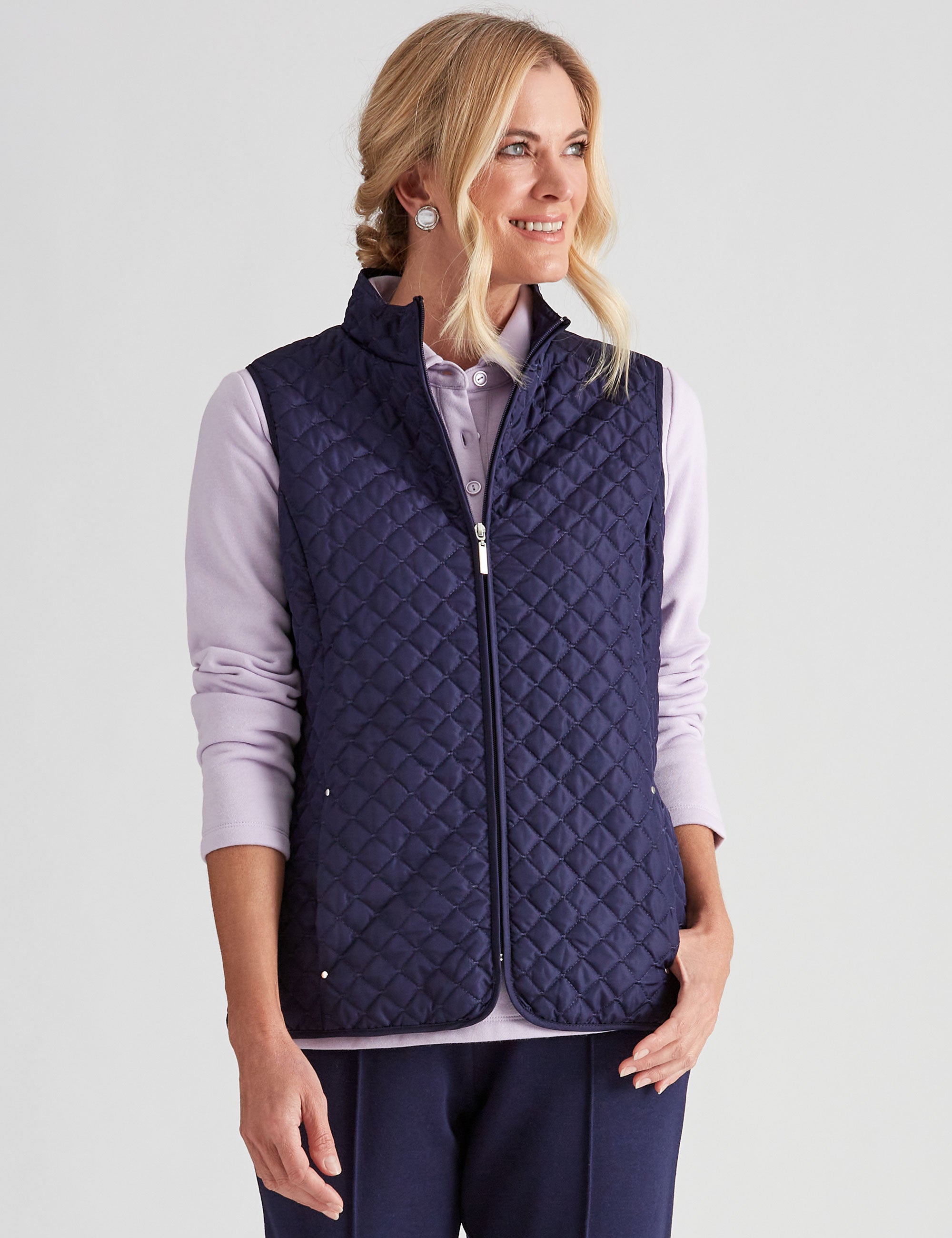 NONI B EMBROIDERED PUFFER VEST | EziBuy Australia