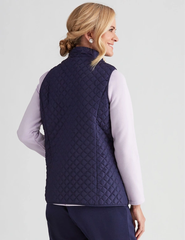 NONI B EMBROIDERED PUFFER VEST, hi-res image number null