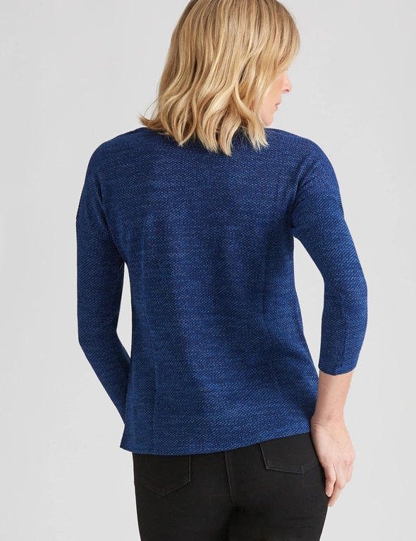 NONI B ZIPPED DETAIL KNITWEAR TOP, hi-res image number null