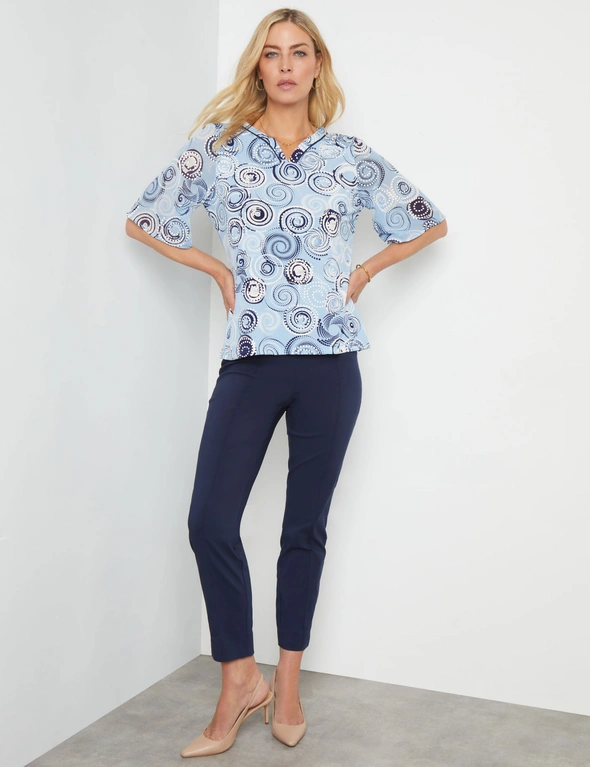 NONI B CHIFFON SLEEVE TOP, hi-res image number null