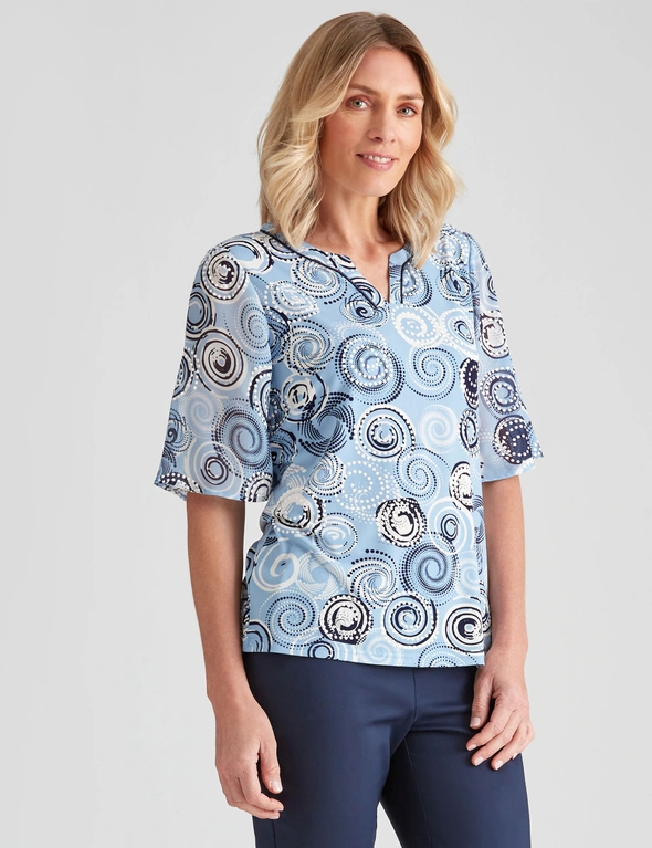 NONI B CHIFFON SLEEVE TOP, hi-res image number null