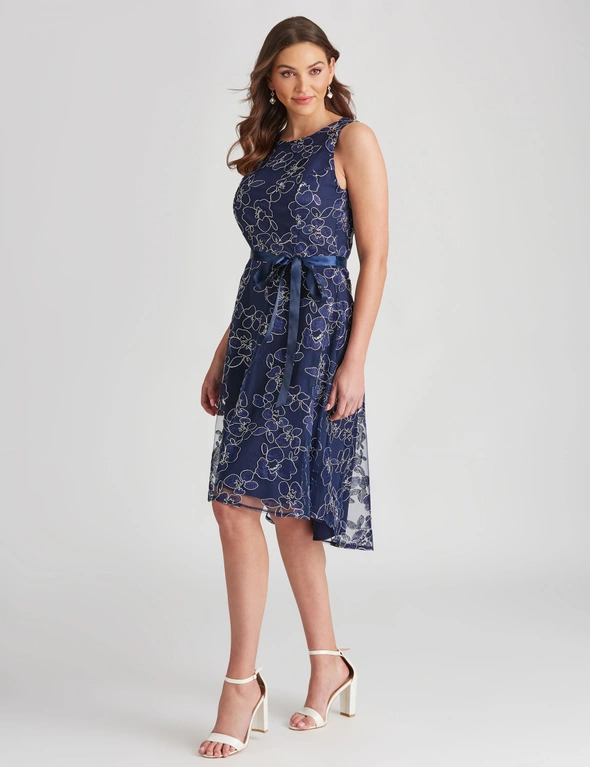Liz Jordan Embroidered Dress, hi-res image number null