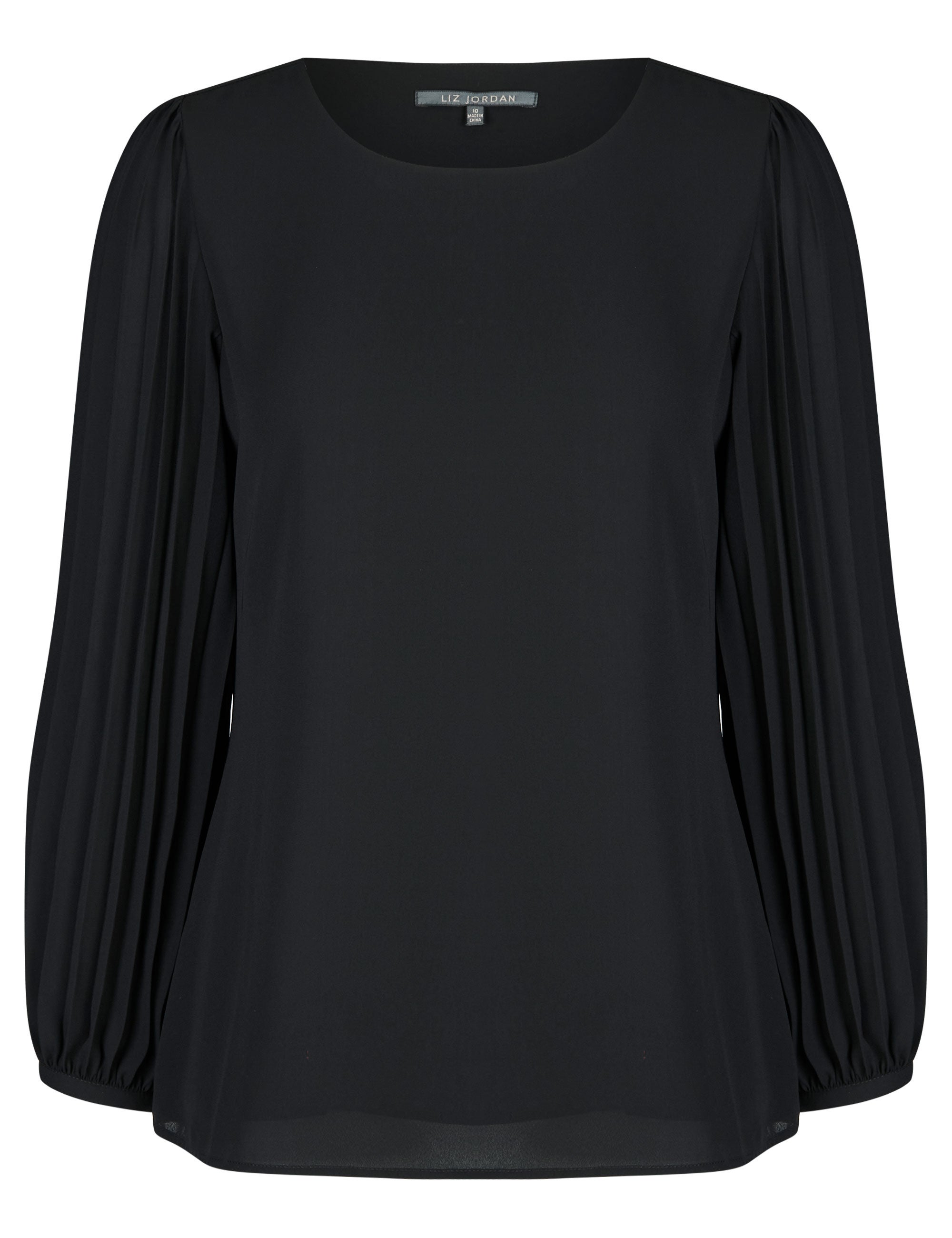 LIZ JORDAN PLEATED SLEEVE TOP | EziBuy Australia