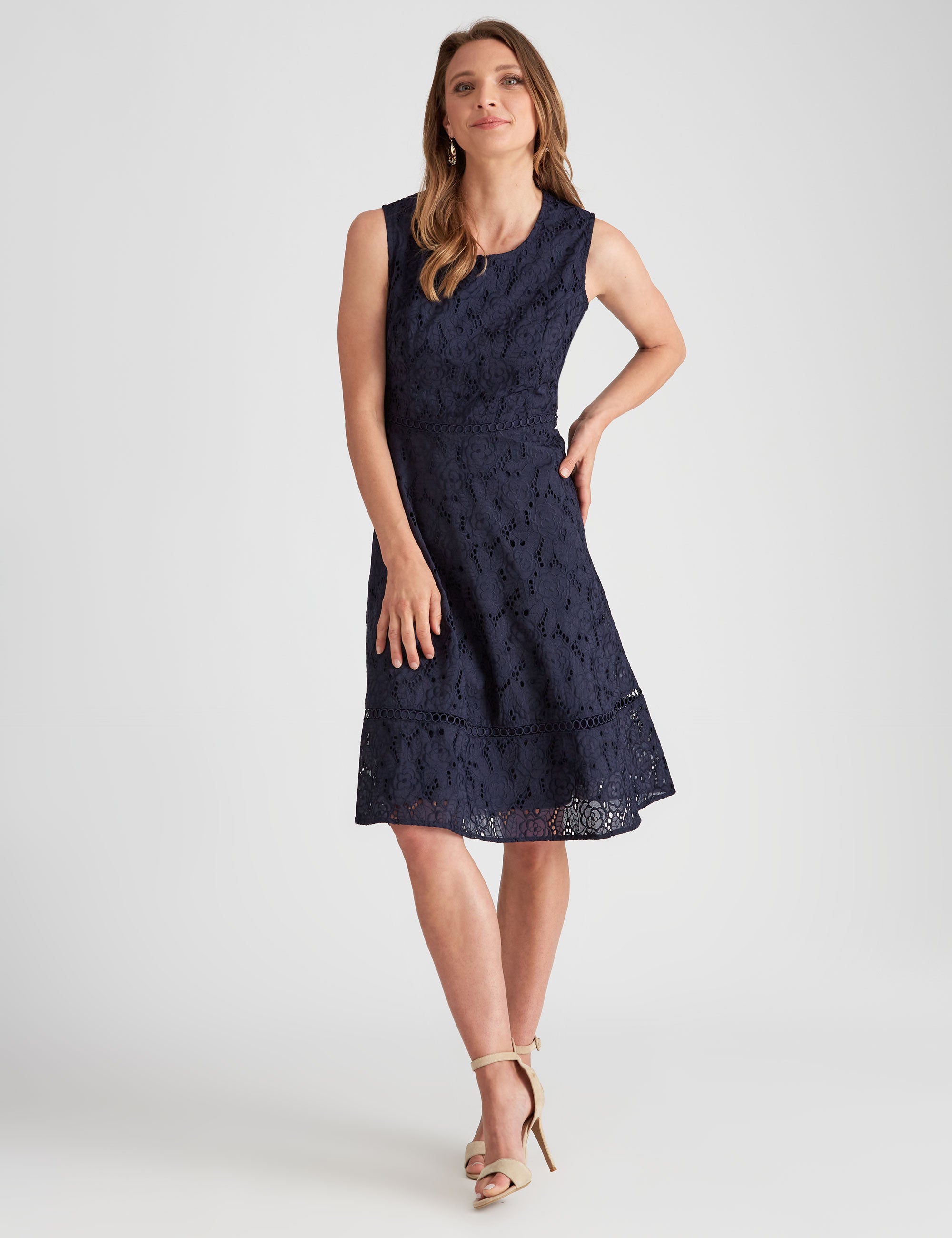 Liz Jordan Cotton Lace Dress | W Lane