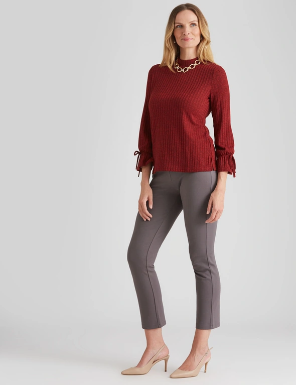 Noni B Mock Neck Knitwear Top, hi-res image number null