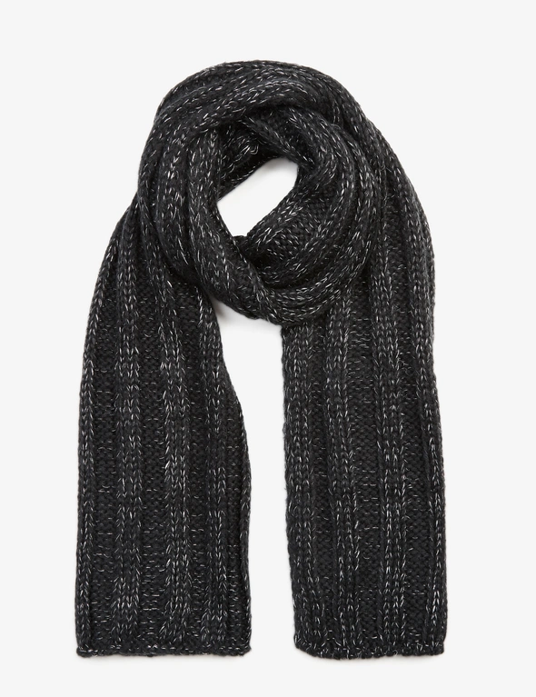 NONI B KNITTED LUREX SCARF, hi-res image number null