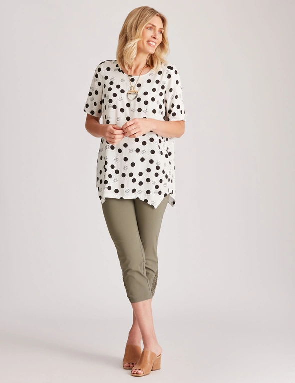 Noni B Cotton Spot Tunic Top, hi-res image number null