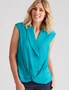 Noni B Knot Front Collared Top, hi-res