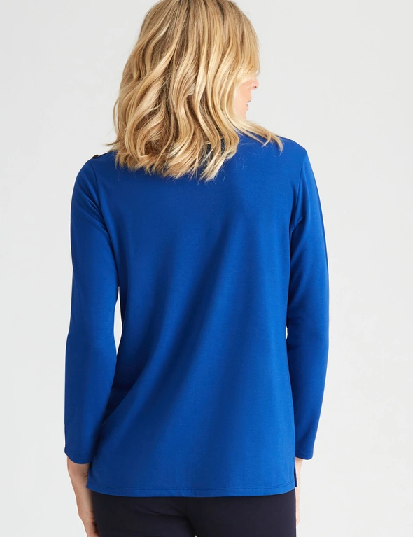 Noni B Cowl Neck Tunic Top, hi-res image number null
