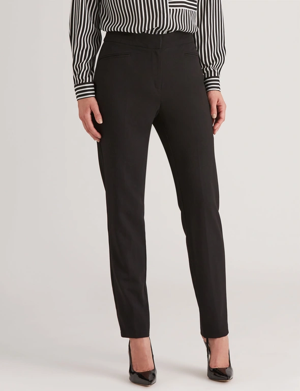 NONI B SLIM PANTS WITH WELT POCKETS, hi-res image number null