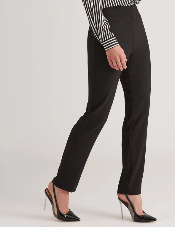 NONI B SLIM PANTS WITH WELT POCKETS, hi-res image number null