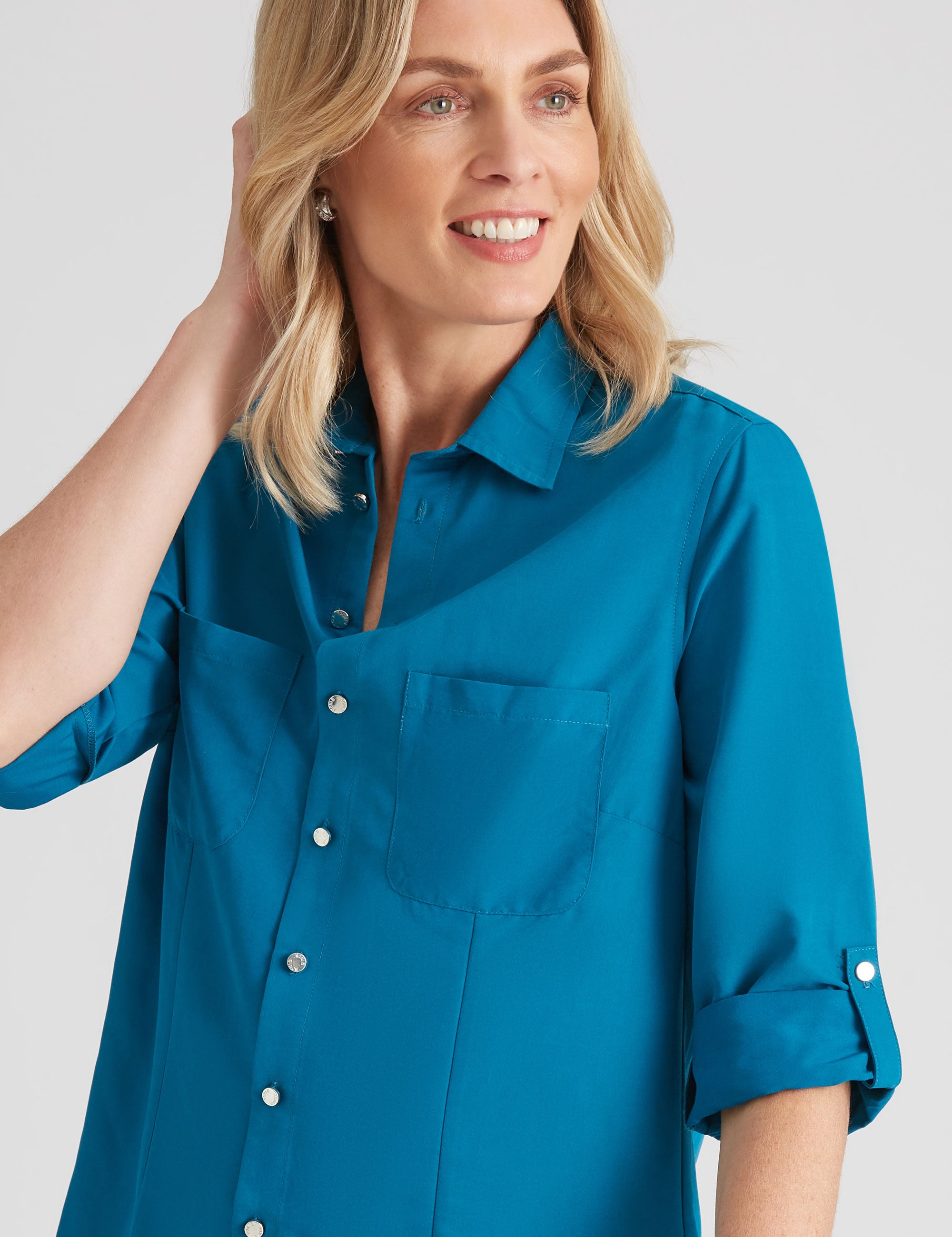 NONI B POCKET DETAIL SHIRT | Noni B