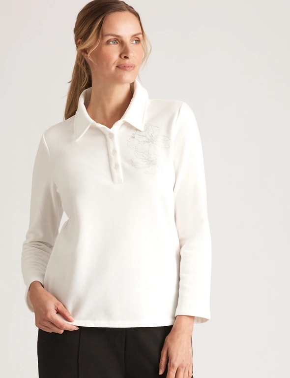 Noni B Fleece Polo, hi-res image number null