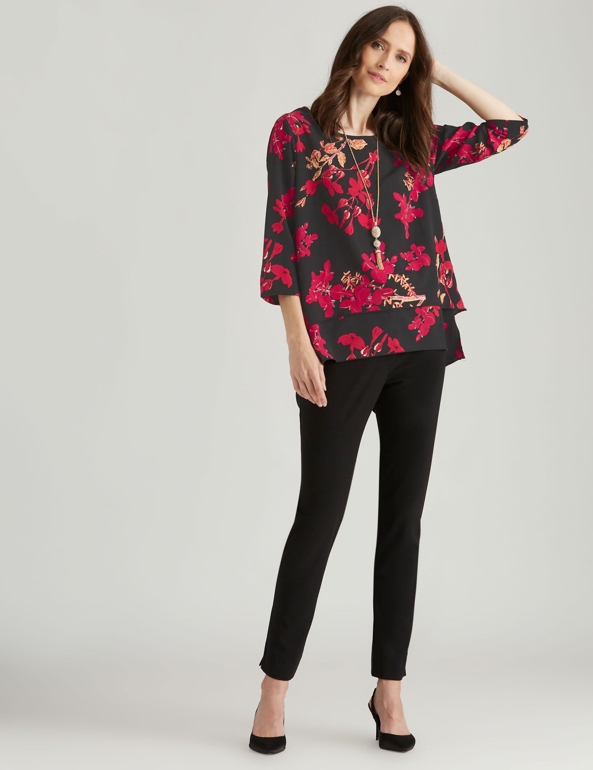 Noni B Overlay Print Top | Noni B