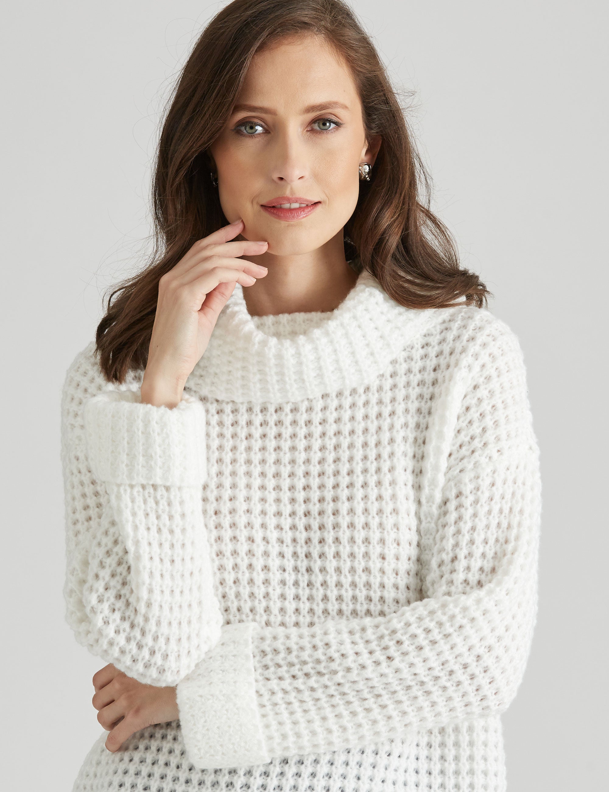 Noni B Waffle Knitwear Jumper | EziBuy NZ