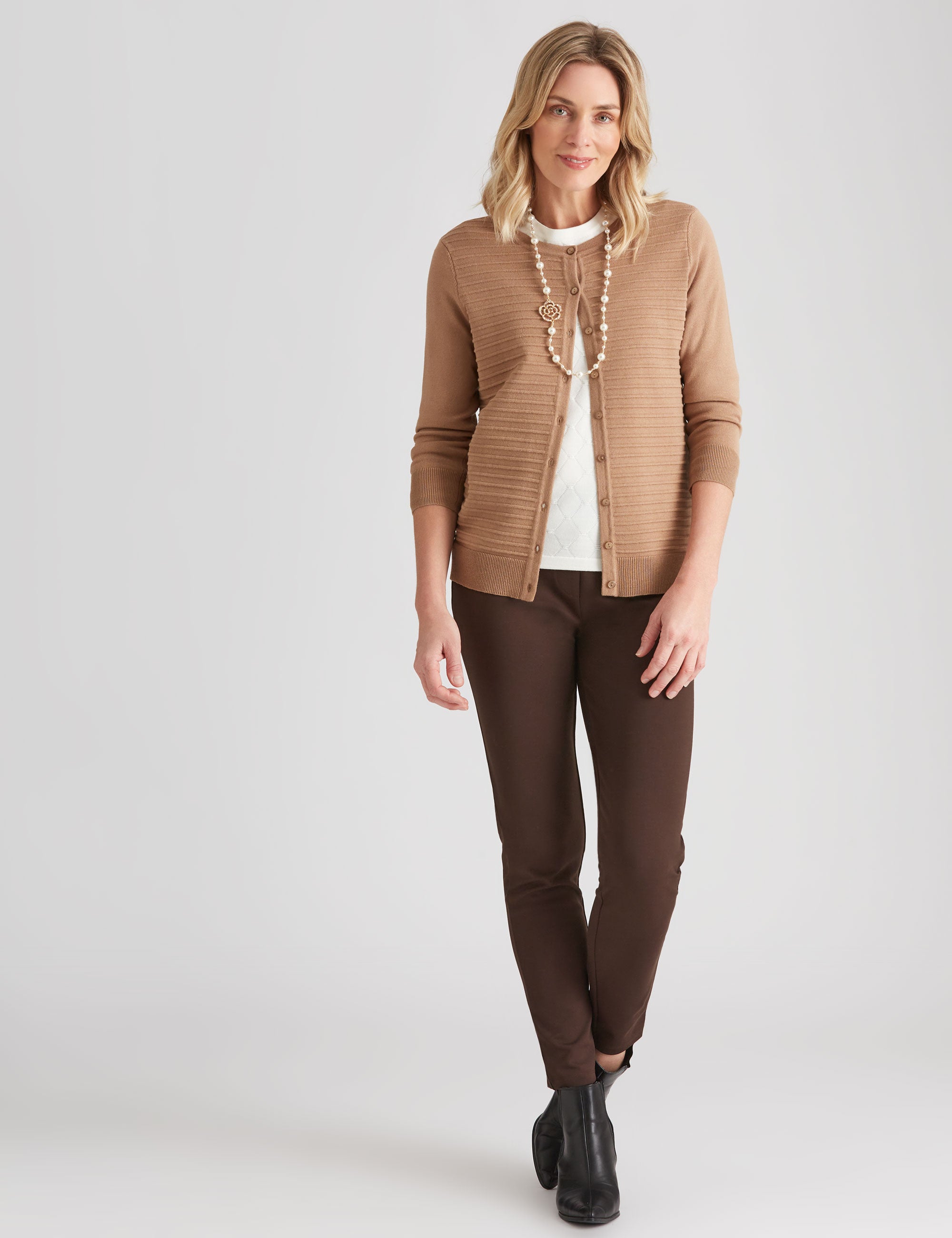 NONI B ZIPPED DETAIL PONTE PANTS | EziBuy Australia