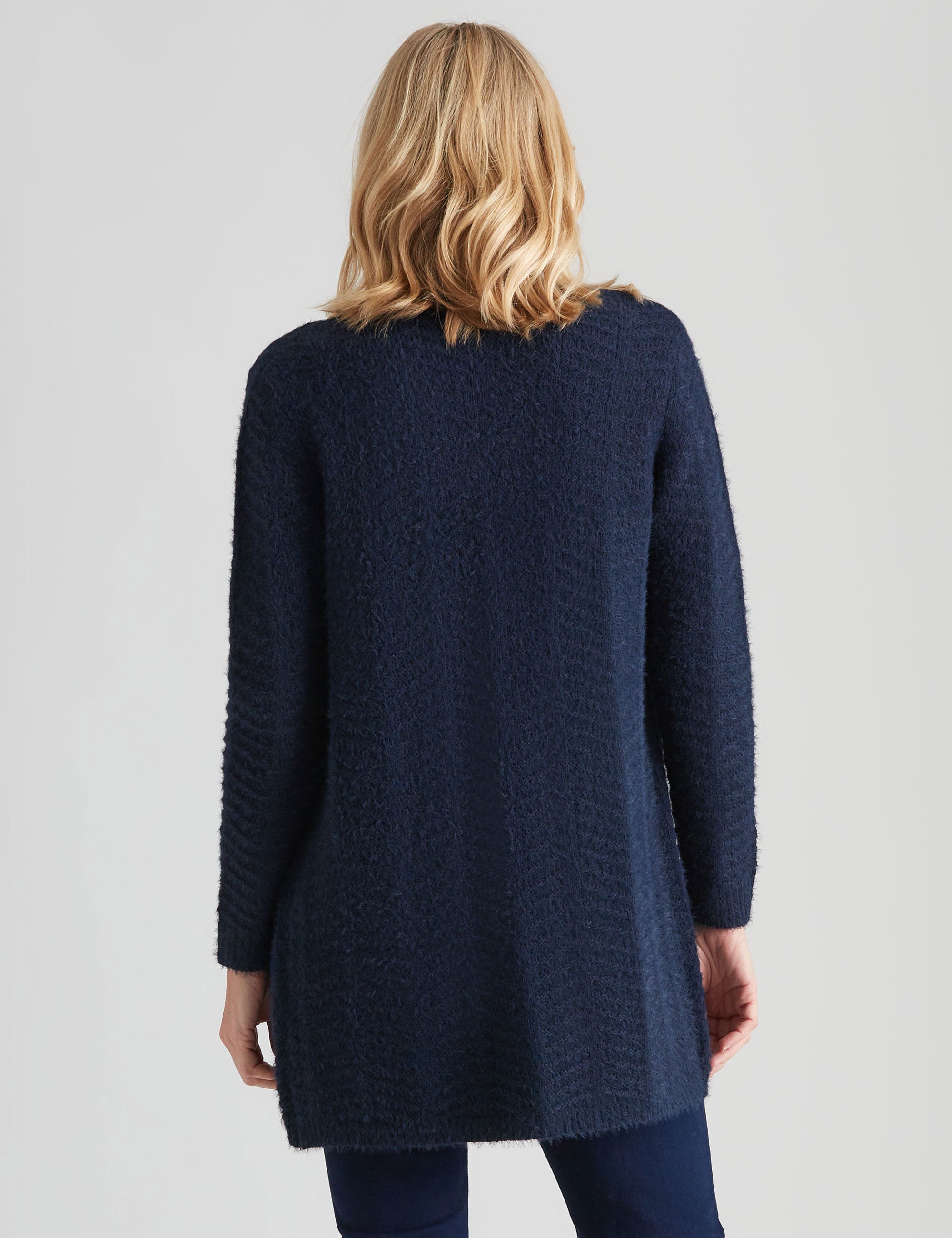 Noni B Longline Chevron Cardigan | Liz Jordan