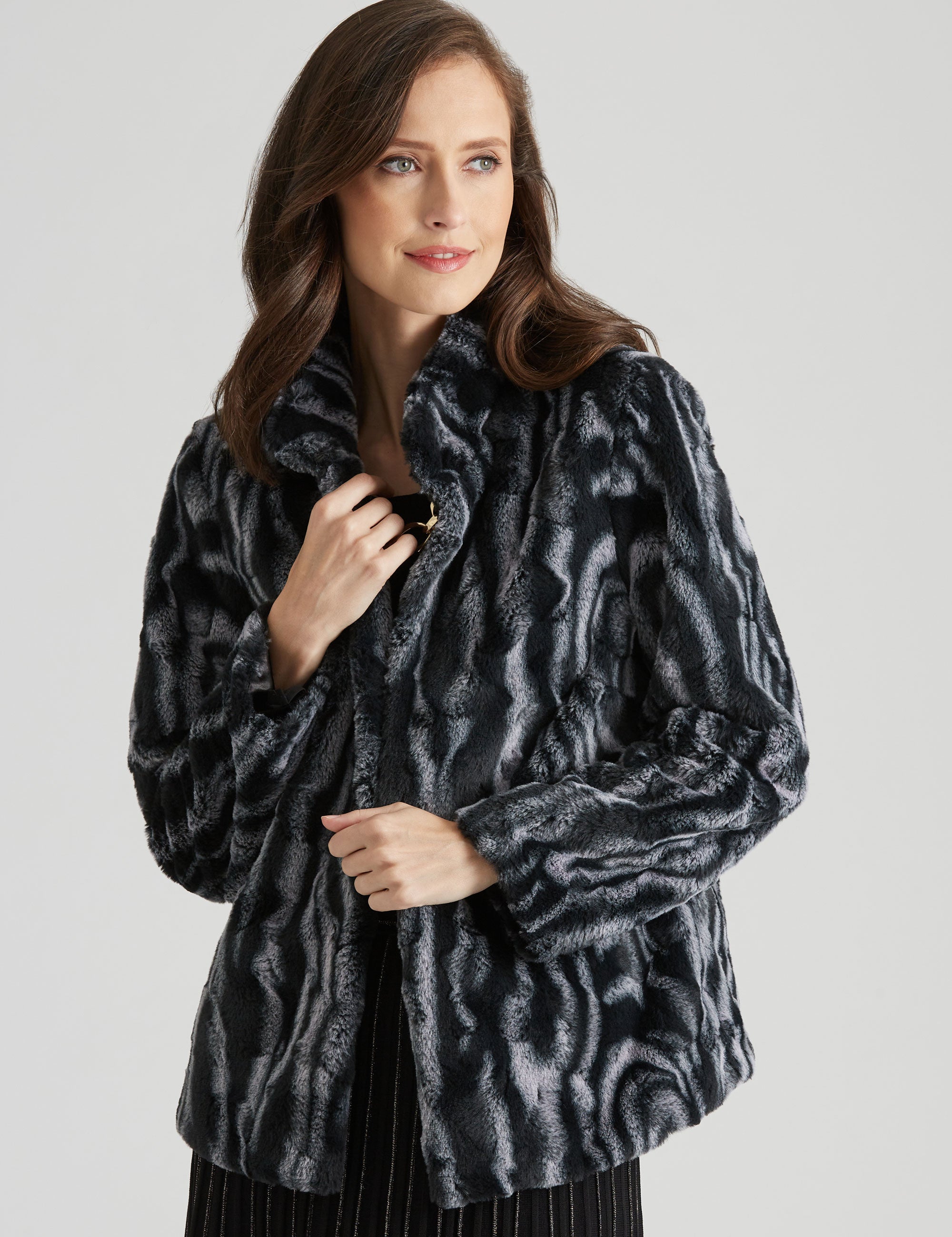 NONI B FAUX FUR COAT | EziBuy Australia