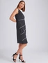 Noni B Diagonal Stripe Trim Dress, hi-res