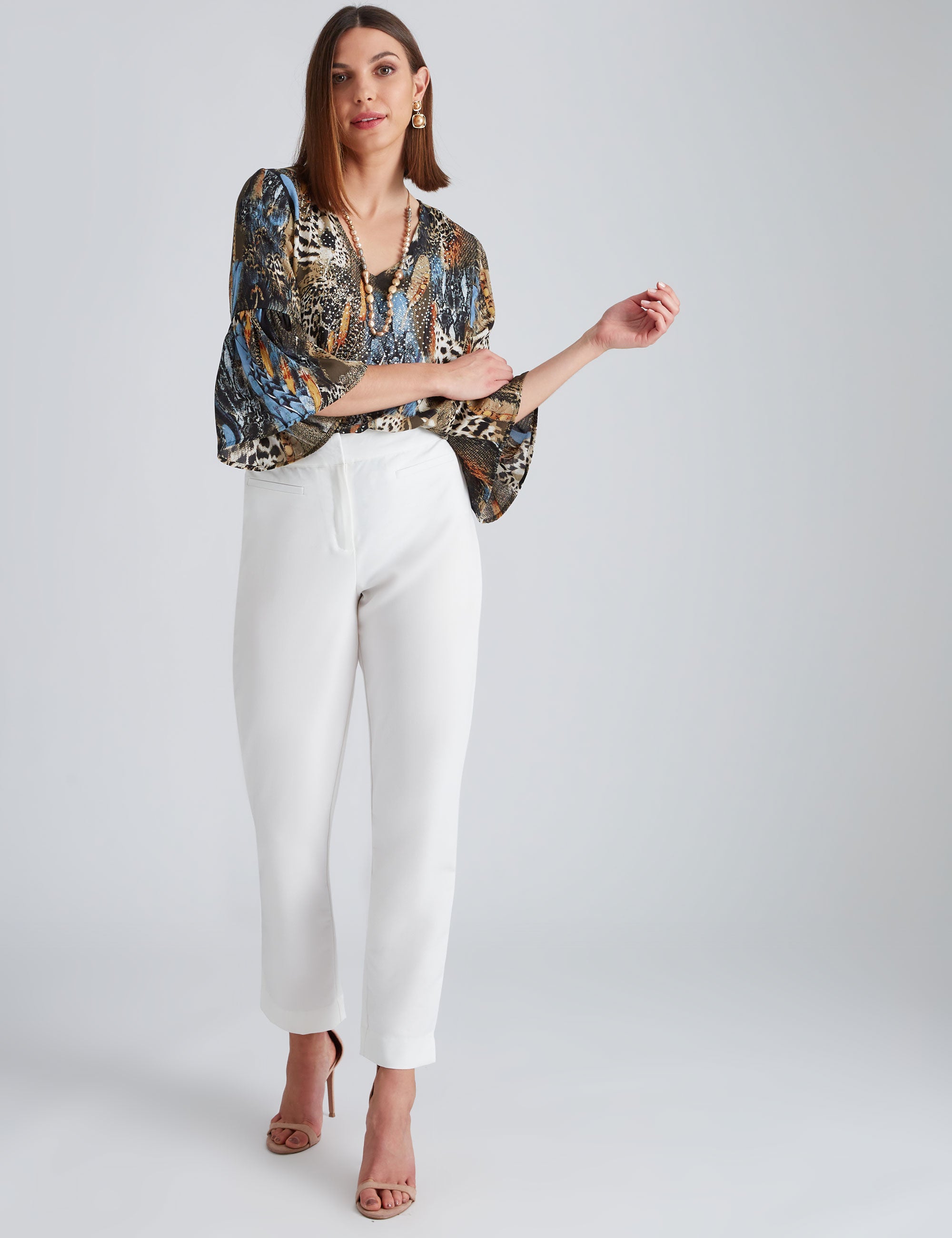 Noni B Hotfix Frill Kaftan Top | Noni B