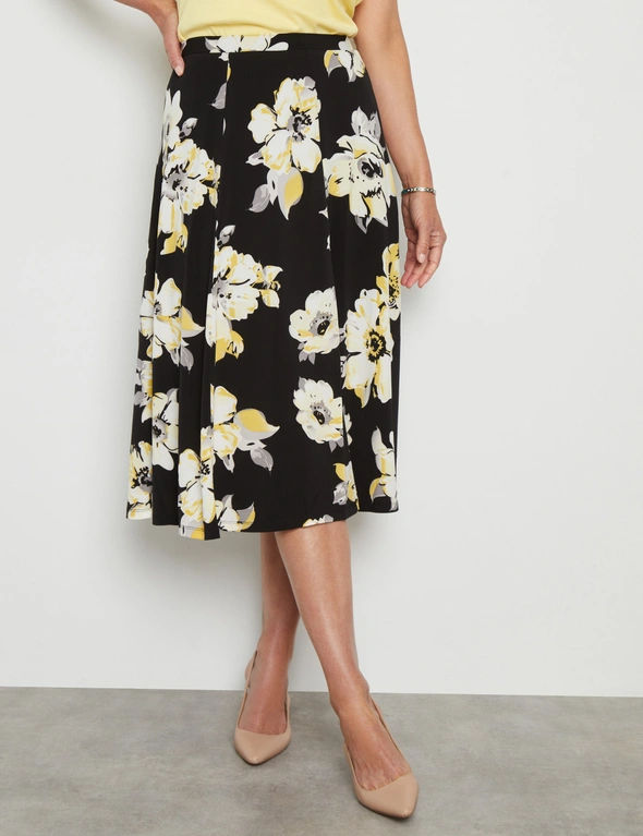 Noni B A-Line Print Knitwear Skirt, hi-res image number null