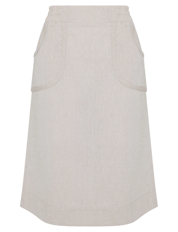 Noni B Pull On Linen Skirt, hi-res image number null