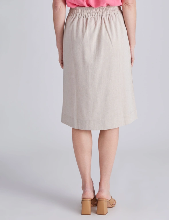 Noni B Pull On Linen Skirt, hi-res image number null