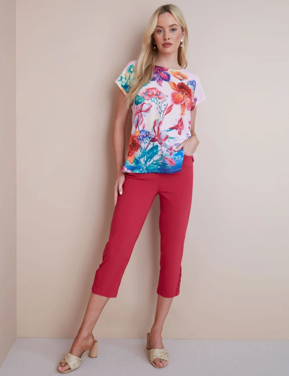 Noni B Hotfix Floral Knitwear Back Top, hi-res image number null