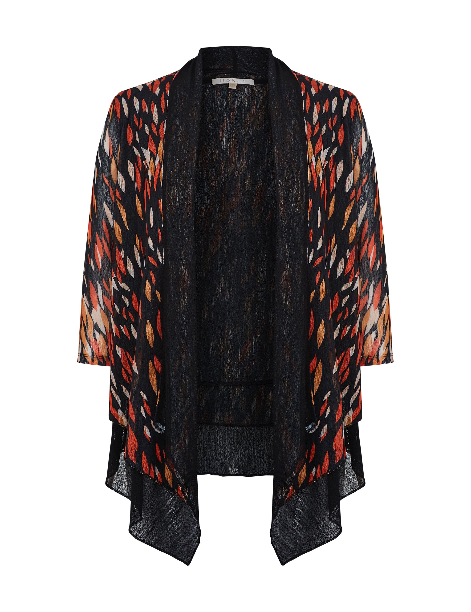 Noni B Double Layer Print Knitwear Jacket | Liz Jordan