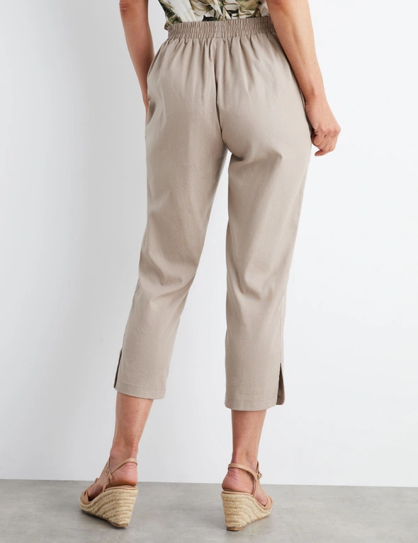 NONI B PULL ON LINEN PANTS, hi-res image number null